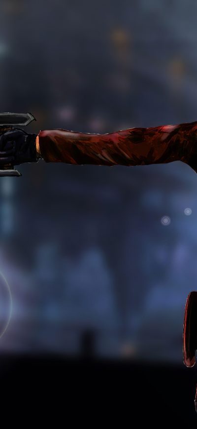 Fond d'écran iPhone Starlord Gun 4k