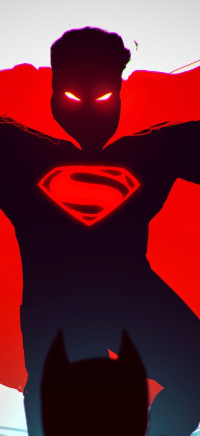 Fond d'écran iPhone Superman Red Dark