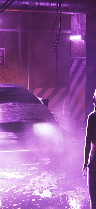 Fond d'écran iPhone Lets Run Away Synthwave Dream 4k