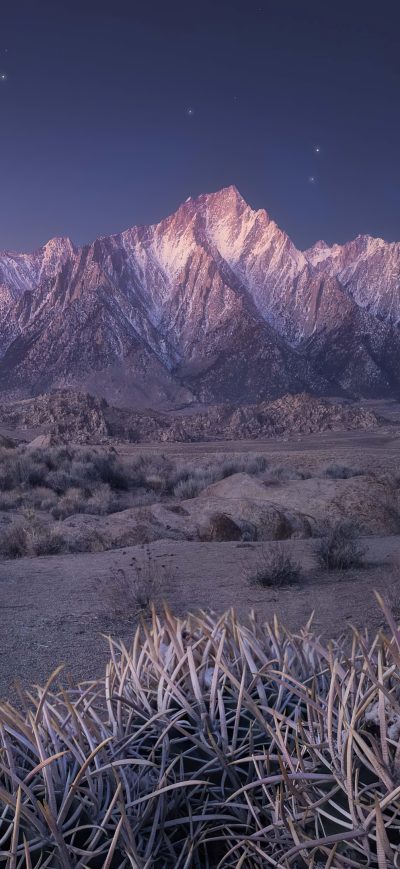 Fond d'écran iPhone Twilight At The California Eastern Sierra 4k