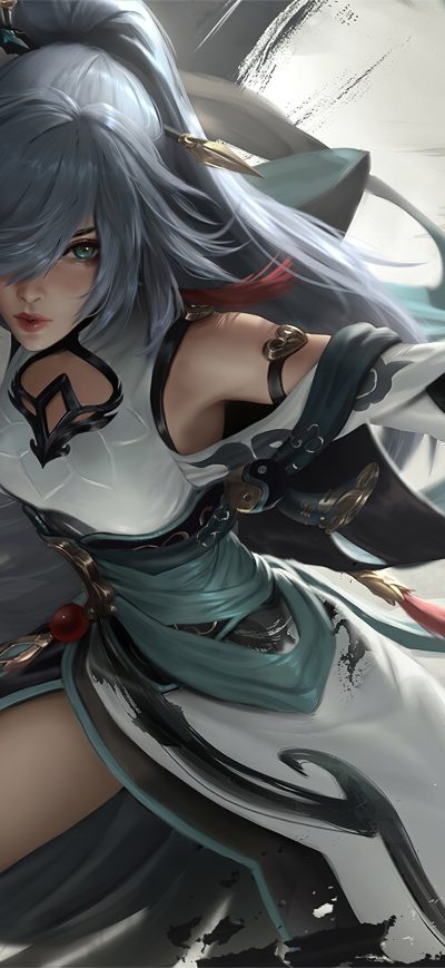 Fond d'écran iPhone Fu Hua From Honkai Impact Battle Suit 4k