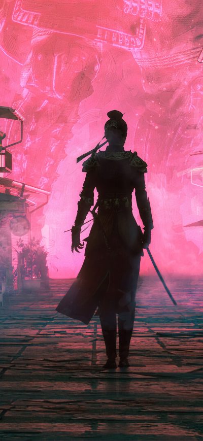 Fond d'écran iPhone Asian Warrior Girl 4k