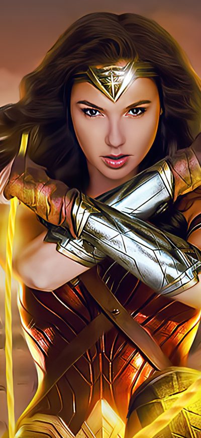 Fond d'écran iPhone Wonder Woman Coming 4k