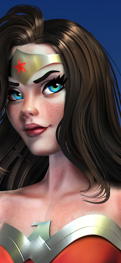 Fond d'écran iPhone Wonder Woman 3d Print