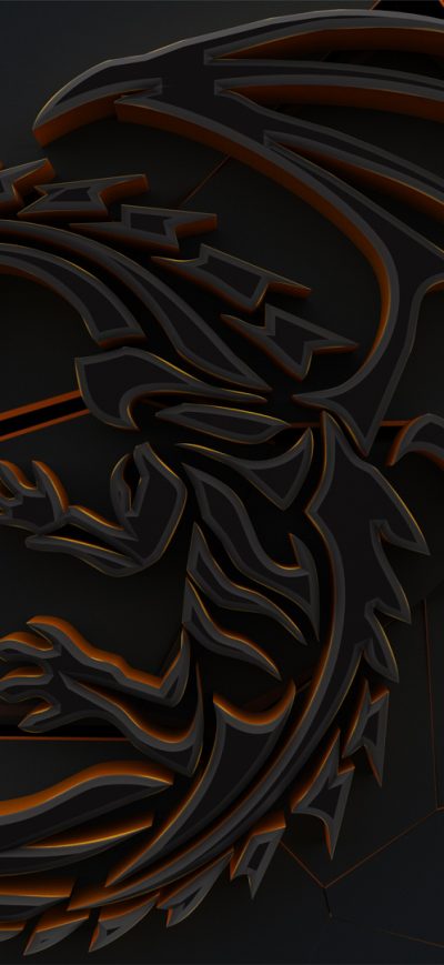 Fond d'écran iPhone Dragon 3d Abstract Cgi Art