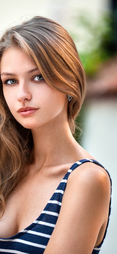 Fond d'écran iPhone Depth Of Field Green Eyes Girl