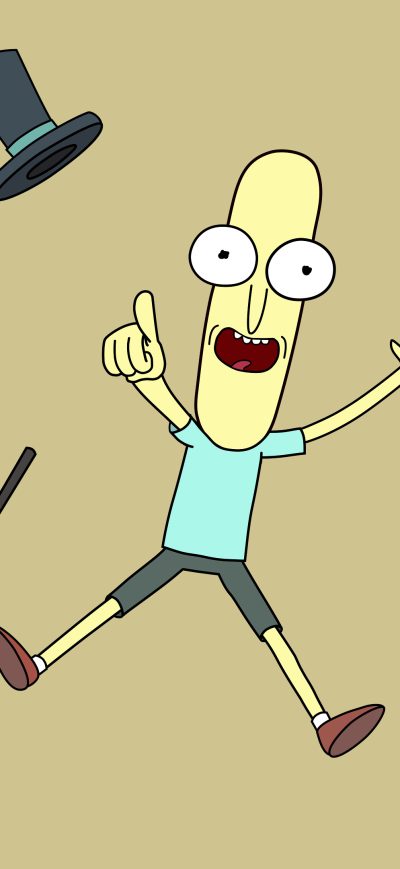 Fond d'écran iPhone MrPoopybutthole Rick And Morty 4k