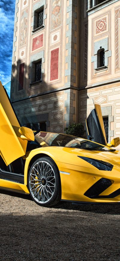 Fond d'écran Lamborghini Aventador 5k 4k sur iPhone