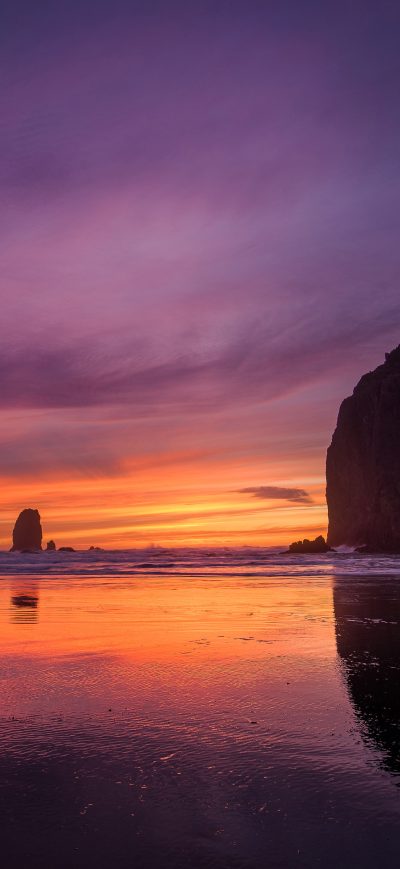 Fond d'écran iPhone Cannon Beach Sunset