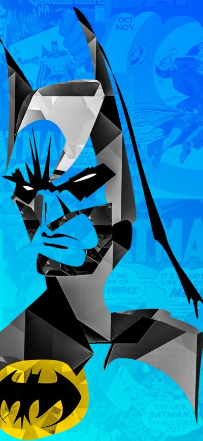Fond d'écran Batman Minimalism 2 sur iPhone