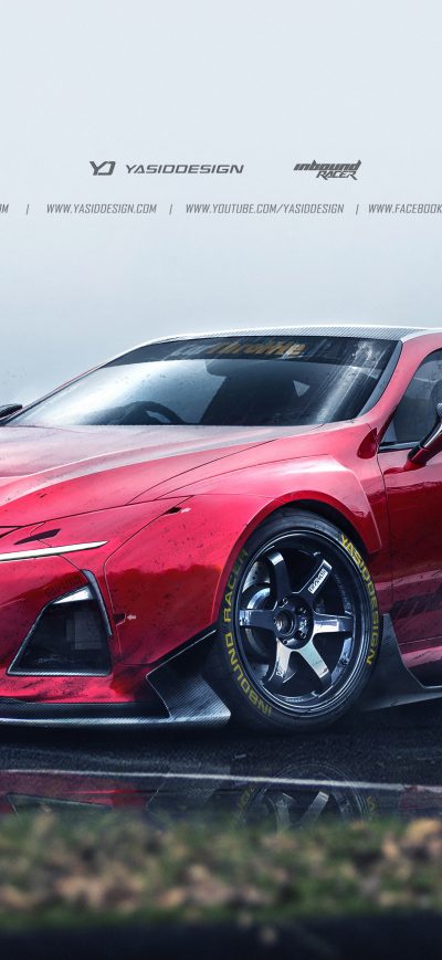 Fond d'écran iPhone Lexus LC500 Fan Design
