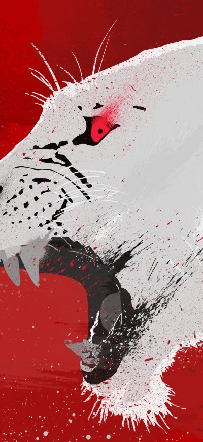 Fond d'écran iPhone Lion Vector 4k