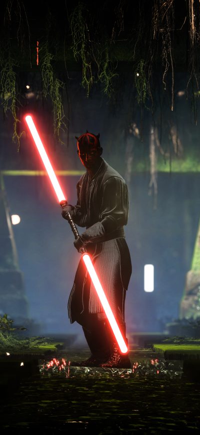 Fond d'écran iPhone Darth Maul Star Wars Battlefront 2 8k