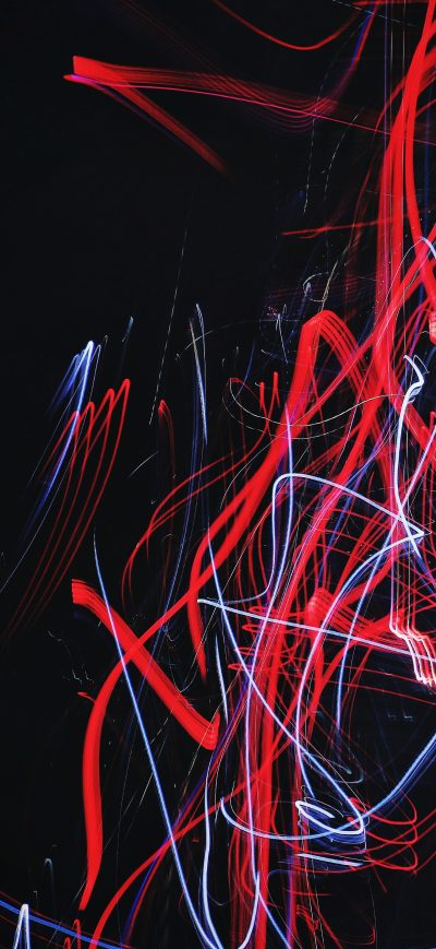 Fond d'écran iPhone Light Trail Neon Abstract
