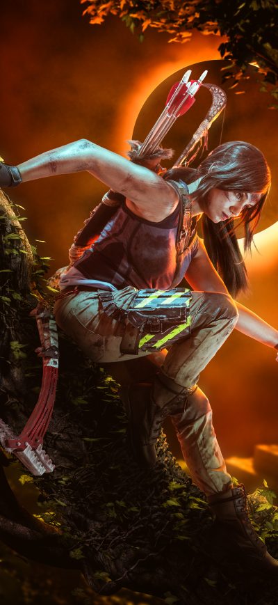 Fond d'écran iPhone Shadow Of The Tomb Raider Cosplay 5k