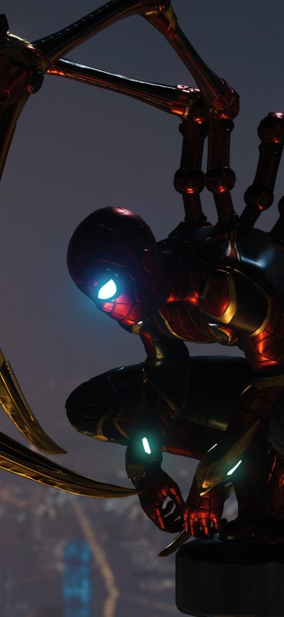 Fond d'écran iPhone Iron Spiderman Suit Spiderman Ps4