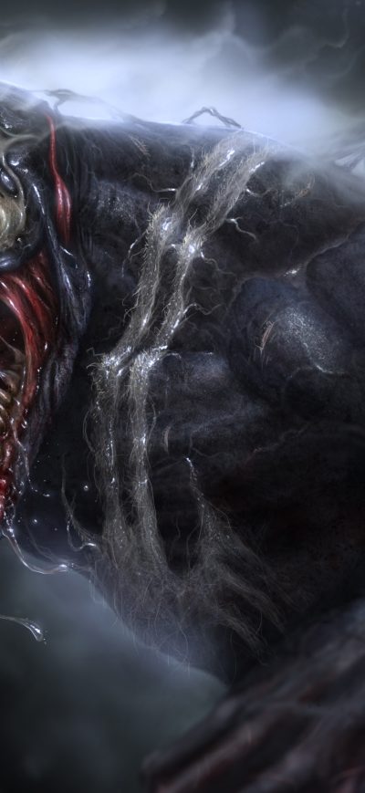 Fond d'écran iPhone Venom Marvel 5k