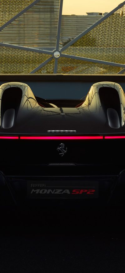 Fond d'écran iPhone 2018 Ferrari Monza SP2 Rear