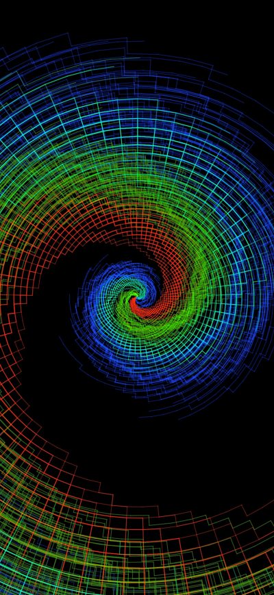 Fond d'écran iPhone Spiral Abstract 4k