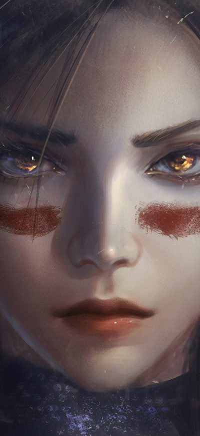 Fond d'écran iPhone Alita Fan Art