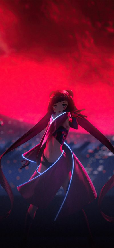 Fond d'écran Hololive sur iPhone