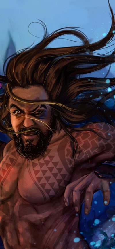 Fond d'écran iPhone Aquaman Underwater Art