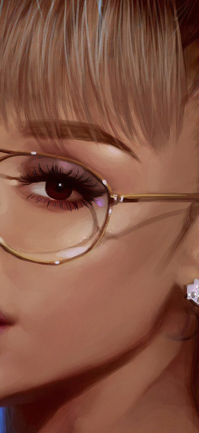 Fond d'écran iPhone Ariana Grande Art 4k