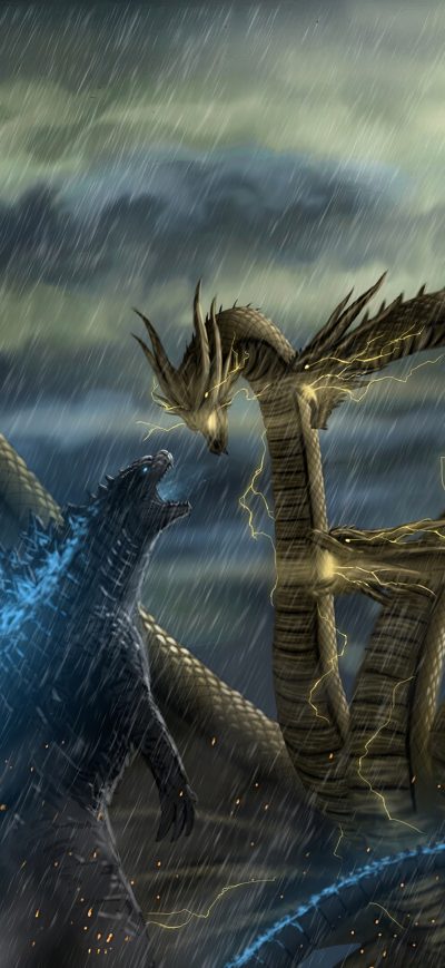 Fond d'écran iPhone Godzilla Vs Monsters