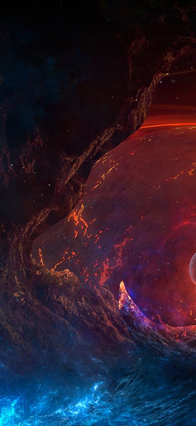 Fond d'écran Destructed World 4k sur iPhone