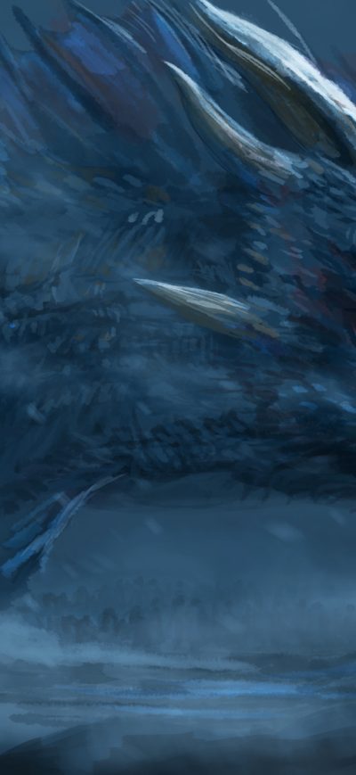 Fond d'écran iPhone White Dragon Of Night King