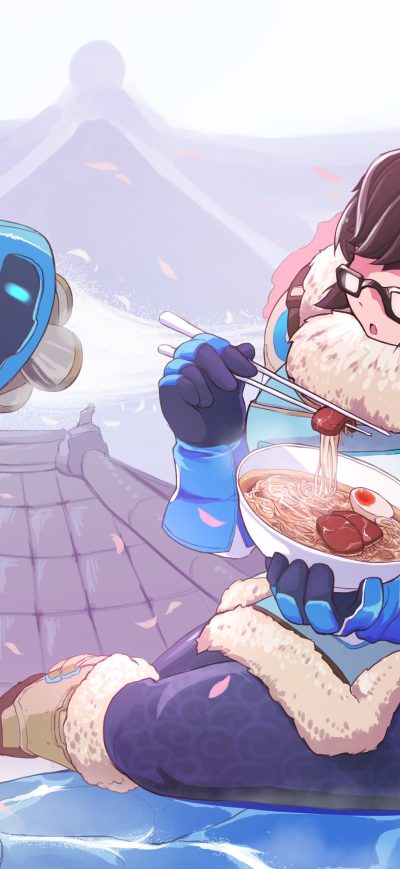 Fond d'écran iPhone Mei Overwatch 4k