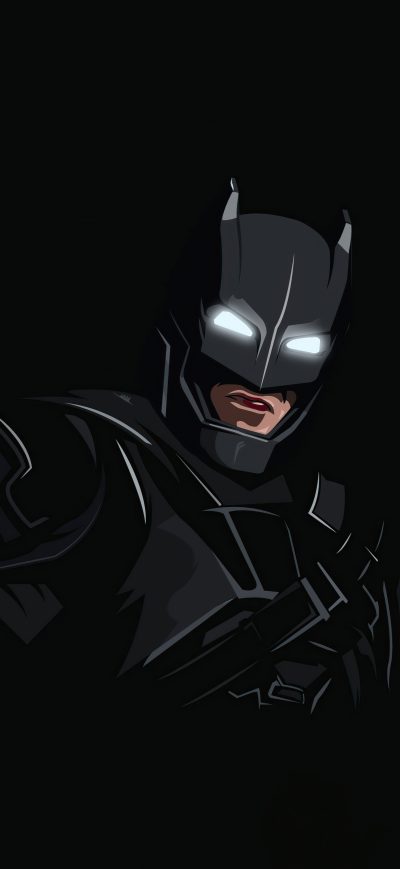 Fond d'écran iPhone Batman Dark Minimal 8k