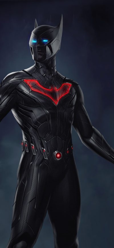 Fond d'écran iPhone Batman Beyond Iterations 8k