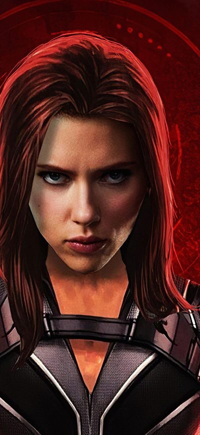 Fond d'écran iPhone Black Widow Movie Art