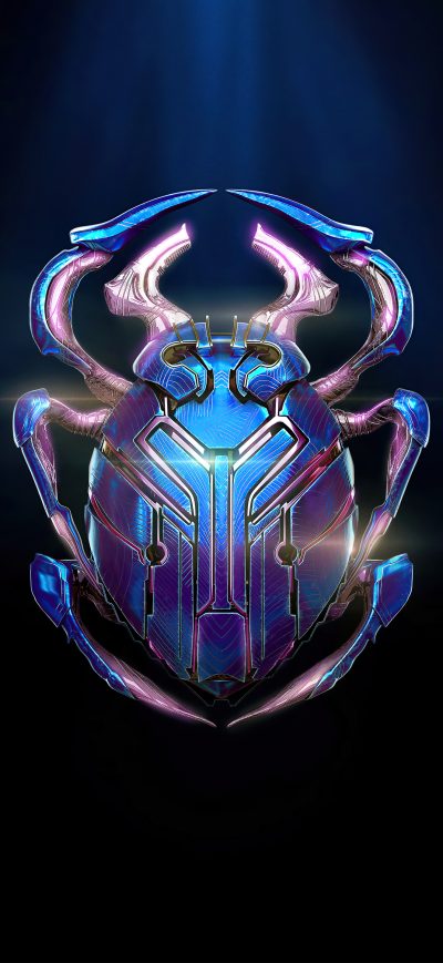 Fond d'écran iPhone Blue Beetle 2023