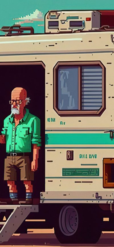 Fond d'écran iPhone The Breaking Bad 8 Bit