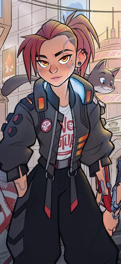 Fond d'écran iPhone V Cyberpunk2077