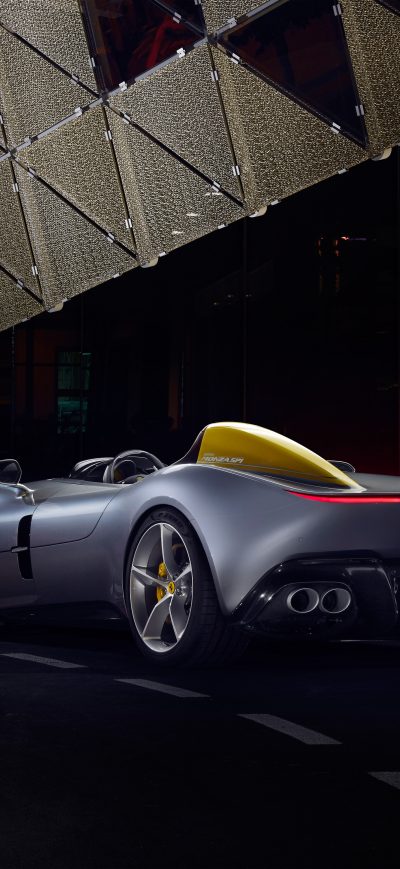 Fond d'écran iPhone Ferrari Monza SP1 2018 Rear