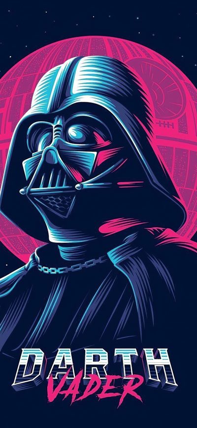 Fond d'écran iPhone Darth Vader Minimalist Art