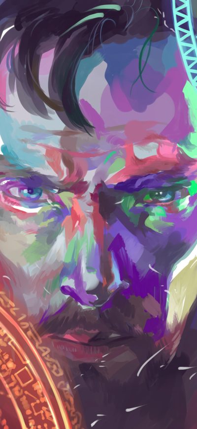 Fond d'écran iPhone Doctor Strange Paint Artworks