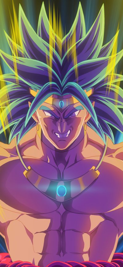 Fond d'écran iPhone Broly Dragon Ball Z Anime Artwork
