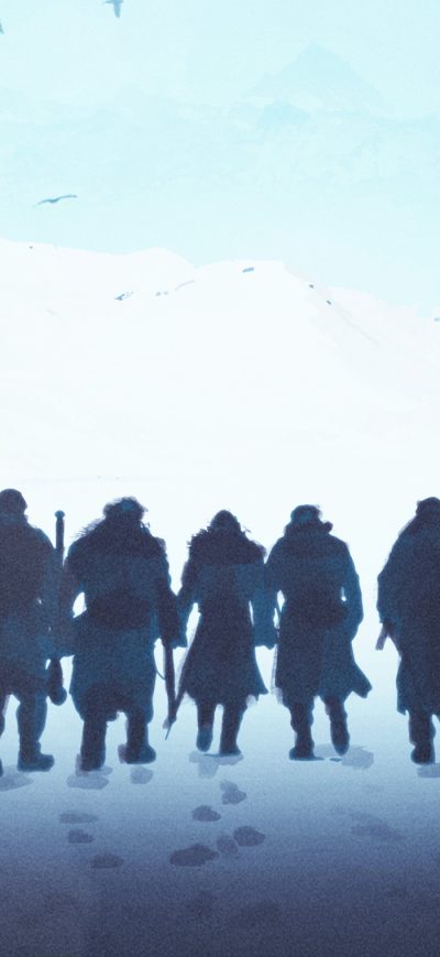 Fond d'écran Game Of Thrones Night Watch The Wall sur iPhone
