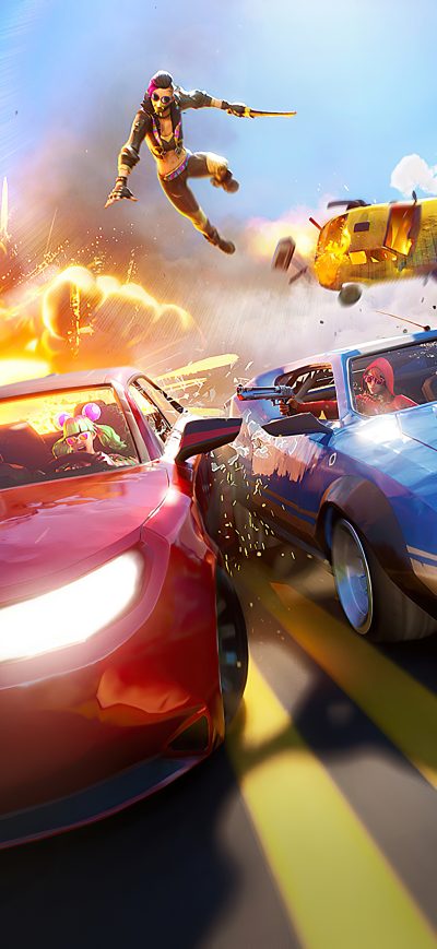 Fond d'écran iPhone 2020 Fortnite Joy Ride