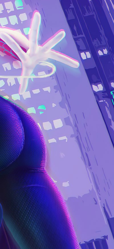 Fond d'écran iPhone Gwen Stacy Back To City 4k
