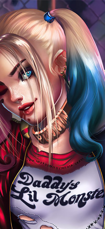 Fond d'écran iPhone Harley Quinn 2020 Art 4k