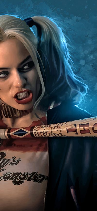Fond d'écran iPhone Harley Quinn Good Thing Baseball 4k