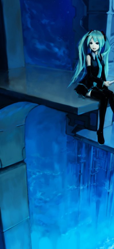 Fond d'écran iPhone Miku Hatsune