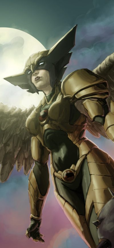 Fond d'écran iPhone Hawkgirl 2020 4k