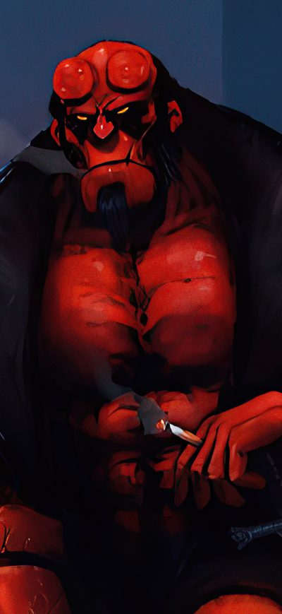 Fond d'écran iPhone Hellboy 2020 4k Artwork