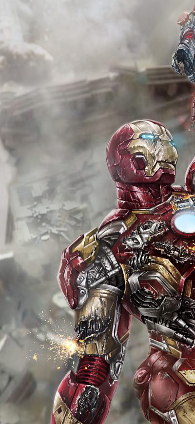 Fond d'écran iPhone Iron Man Chop Off Ultron Head